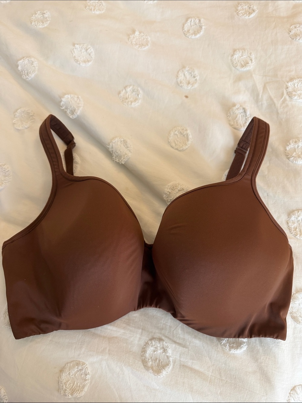 Cacique lightly lined balconette Smooth Molded T-Shirt Bra in Brown 42F